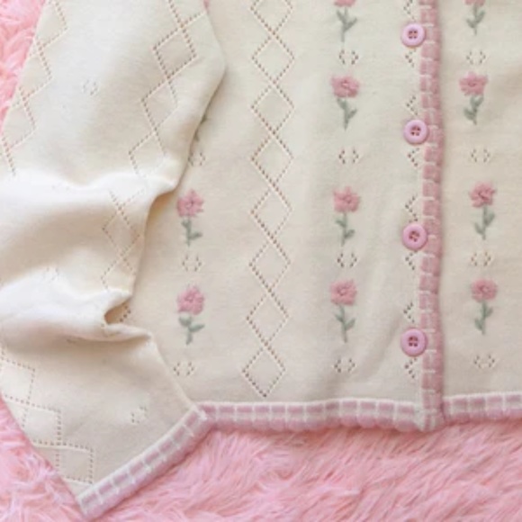 Cute Embroidered Sweater - Picture 5 of 5